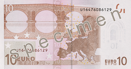 Reverso · 10 EUR · Primera serie