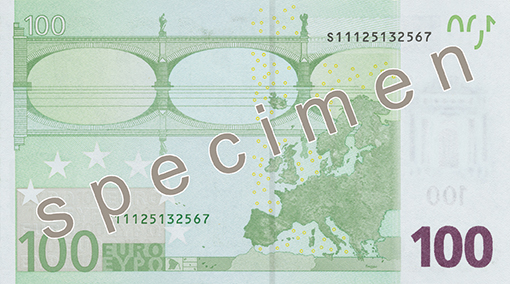 Reverso · 100 EUR · Primera serie