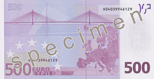 Reverso · 500 EUR · Primera serie