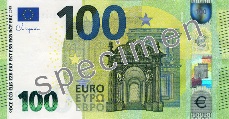 Anverso · 100 EUR · Serie Europa