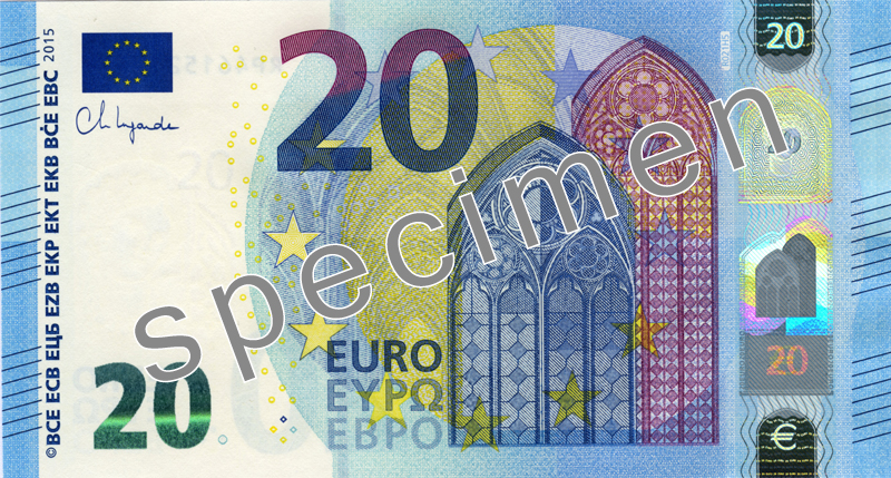 Anverso · 20 EUR · Serie Europa