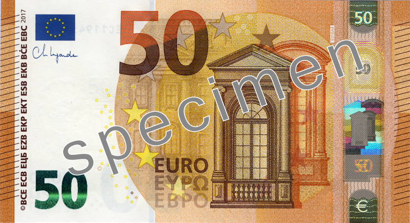 Anverso · 50 EUR · Serie Europa